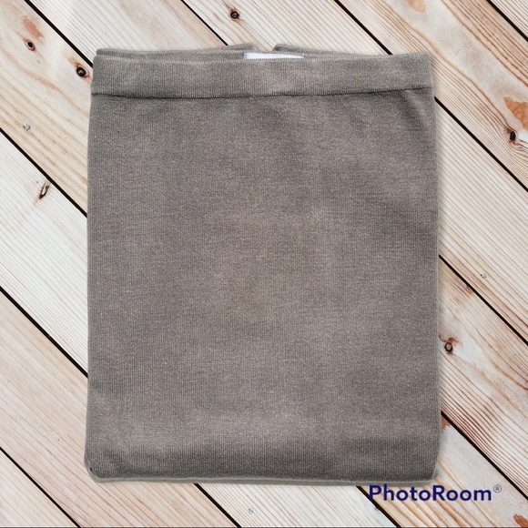 Linea by Louis Dell'Olio Whisper Knit Pencil Skirt, 2X NWT Stone A237412 - Picture 4 of 10